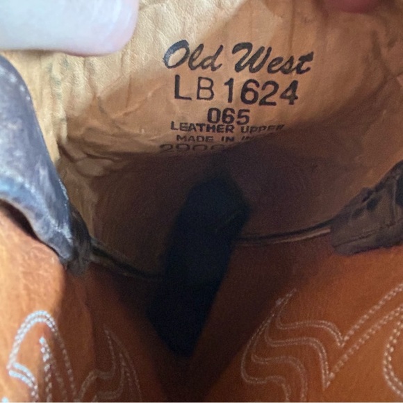 Old West Women's Riding Boot Round Toe Womans Brown  Lb1624 sz 6.5 - Picture 14 of 14